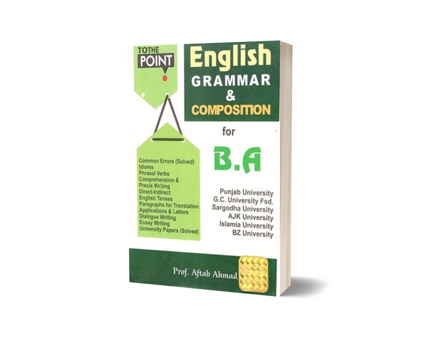 To The Point English Grammar Composition For Ba By Aftab Ahmed
