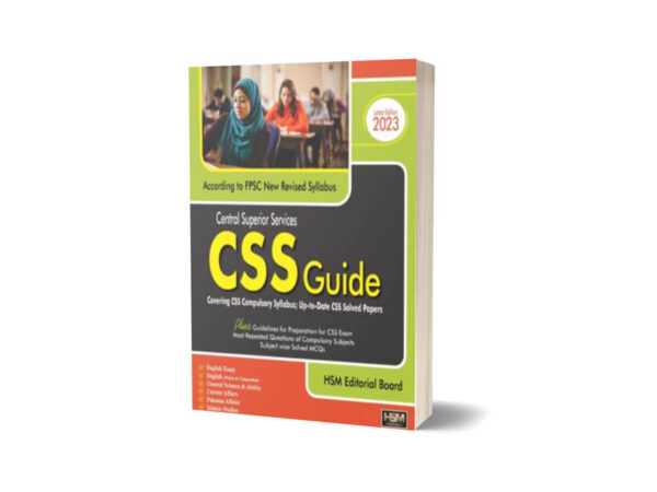 CSS Guide With Solved Past Papers By HSM Publishers