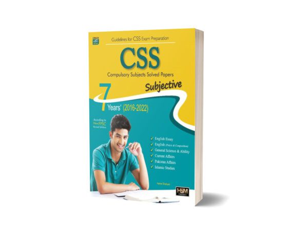 CSS Solved Compulsory Subjects 2016-2022 By HSM Publishers