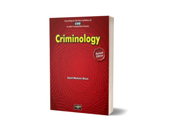 Criminology For CSS By Syed Mohsin Raza