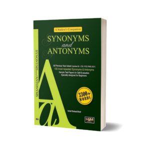 Synonyms & Antonyms For Competitive Exams By HMS Publishers