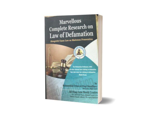 Marvellous complete research on law of defamation By Muhammad Irfan ul Haq CH