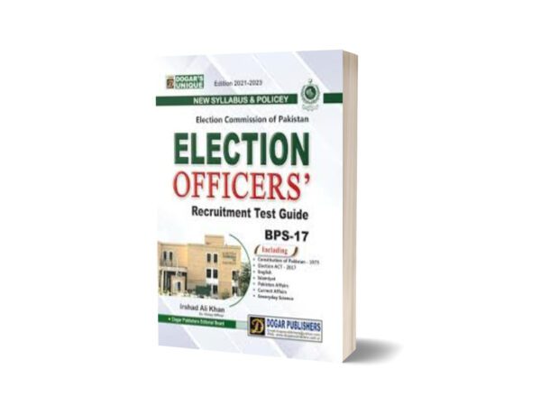 Election Officers Recruitment Test Guide By Irshad Ali Khan