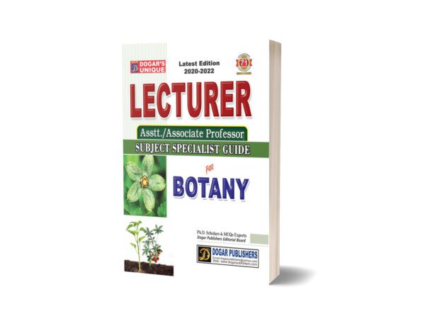 Lecturer Botany For PPSC
