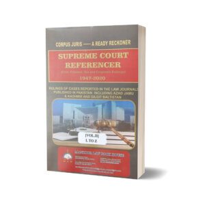 SUPREME COURT REFERENCER (Civil, Criminal, Tax, and Corporate Rullings) 1947-2020 BY CH. H ARSHAD MAHMOOD JHANDYANA JUSTICE ZAHID HUSSAIN W.D VIRK ₨8,000.00