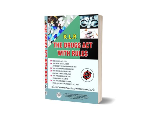THE DRUGS ACT WITH RULES BY JAVED IQBAL HASHMI ₨800.00