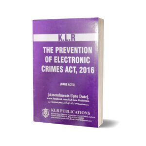 THE PREVENTION OF ELECTRONIC CRIMES ACT 2016