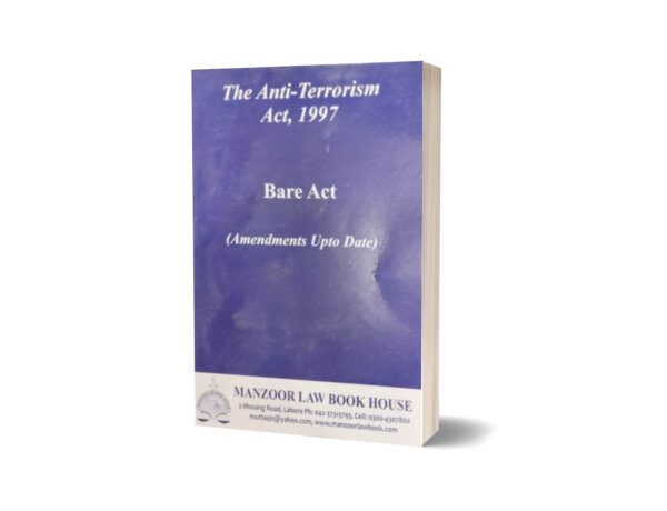The Anti-Terrorism Act, 1997 ₨300.00