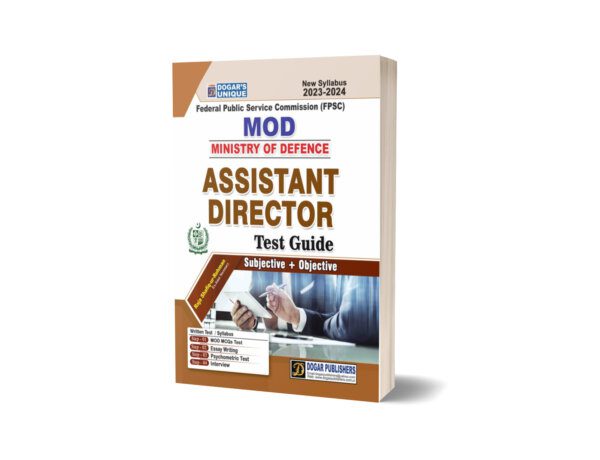 MOD Assistant Director Test Guide By Dogar Publishers
