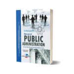 Public Administration By Dr Nasir Khan-Advanced Publishers