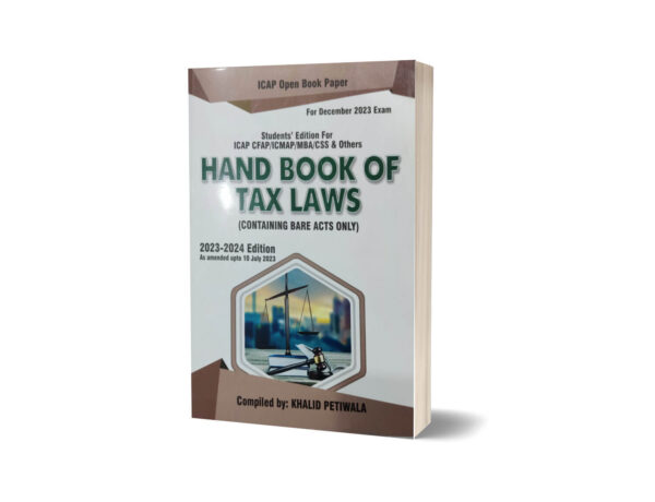 Hand Book of Tax Laws By Khalid Petiwala